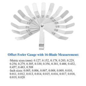 img 2 attached to 🔧 ZUZUAN 32 Blade and 16 Blade Imperial Measuring Tool: Precision and Versatility Combined