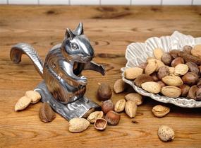 img 2 attached to 🐿️ RSVP International Nutty Squirrel Nutcracker: Stainless Steel Adorable Novelty for Your Kitchen - Cracks All Nuts, Perfect Housewarming or Holiday Gift (One Size)