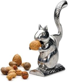 img 3 attached to 🐿️ RSVP International Nutty Squirrel Nutcracker: Stainless Steel Adorable Novelty for Your Kitchen - Cracks All Nuts, Perfect Housewarming or Holiday Gift (One Size)