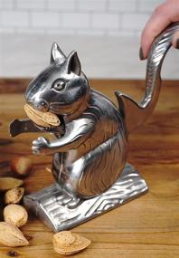 img 1 attached to 🐿️ RSVP International Nutty Squirrel Nutcracker: Stainless Steel Adorable Novelty for Your Kitchen - Cracks All Nuts, Perfect Housewarming or Holiday Gift (One Size)