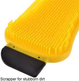 img 2 attached to 3-in-1 Silicone Sponge: Reusable, Durable, Long Lasting - 2 Pack Scrubber Scraper