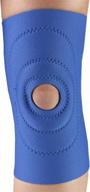 👣 otc knee support: blue neoprene encircling stabilizer pad in x-large size logo