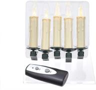 kurt adler battery operated white candles logo