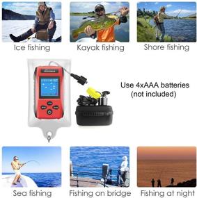 img 1 attached to Venterior Portable Fishfinder Transducer Resistant Car & Vehicle Electronics for Marine Electronics