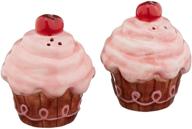 🧁 appletree design life is sweet pink cupcake salt and pepper set – delightful 2-1/2-inch seasoning dispensers логотип