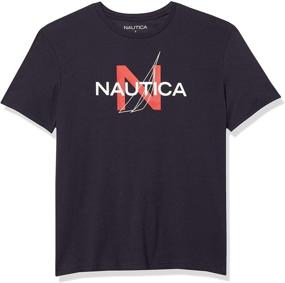 img 3 attached to 👕 Одежда и рубашки Nautica XXL для мужчин - Рукав с морской графикой