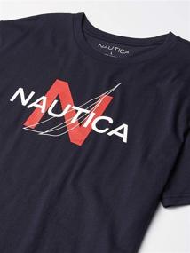 img 2 attached to 👕 Одежда и рубашки Nautica XXL для мужчин - Рукав с морской графикой