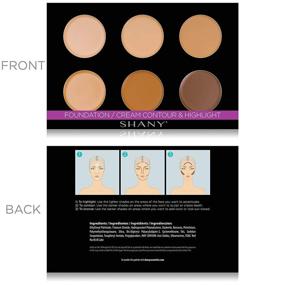 img 2 attached to 🎨 SHANY Foundation/Cream Contour & Highlighting Palette - Layer 1 - Refill for Mini Masterpiece Collection Makeup Set: Create Flawless and Sculpted Looks