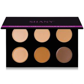 img 4 attached to 🎨 SHANY Foundation/Cream Contour & Highlighting Palette - Layer 1 - Refill for Mini Masterpiece Collection Makeup Set: Create Flawless and Sculpted Looks