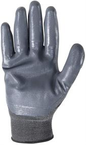 img 3 attached to 🧤 Large Men's Coated Grip Work Gloves, Nitrile Coating by Wells Lamont 546