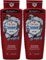 🧼 оставайтесь свежими и чистыми с гелем для душа old spice wild collection yetifrost - 16 ж. унц. - набор из 2 шт. логотип