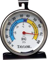 taylor refrigerator thermometer 20 deg logo