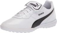 puma unisex soccer shoes in white, black, and puma colors - premium quality логотип