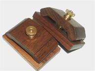 small mini walnut hang-up quilt clamps clips - 1 pair logo