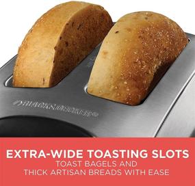 img 1 attached to 🍞 Modern Stainless Steel Silver 2-Slice Toaster - BLACK+DECKER T2707S