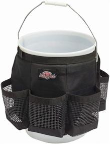 img 4 attached to Auto Boss Wash Organizer by Bucket Boss for 5 Gallon Buckets - Fast-Drying, Mesh Pockets for Car Wash Supplies - Allows Soap and Water in Bucket - Black (AB30060)