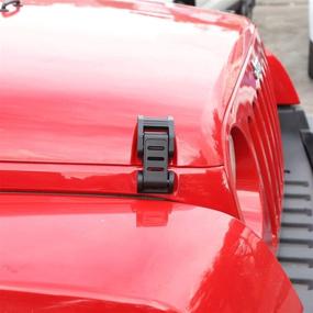 img 1 attached to JeCar Latches Stainless Wrangler 2007 2018