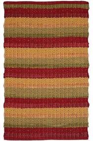 img 4 attached to 🏠 24x36 inch Red Combo Cotton Rugs in Diamond Weave - Indoor Outdoor Area Rugs, 2x3 ft, for Living Room and Kitchen Entryway - Machine Washable, Hand Woven, and Durable