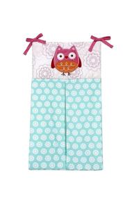 img 1 attached to Nojo Love Birds Comforter Set - 4 Piece with Diaper Stacker