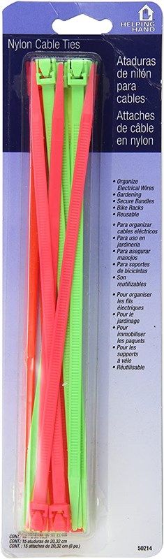 80pcs Cable Ties Reusable Multicolor, Wire Ties, Cord Ties Reusable for  Electronics, Hook and Loop Microfiber Cable Ties Extension for Storage, 4,  6