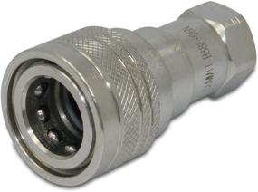 img 1 attached to 💧 Efficient ISO Disconnect Hydraulic Coupling Coupler