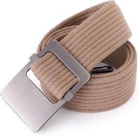 img 3 attached to Mile High Life Webbing Adjustable Men's Accessories in Belts