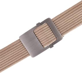 img 1 attached to Mile High Life Webbing Adjustable Men's Accessories in Belts