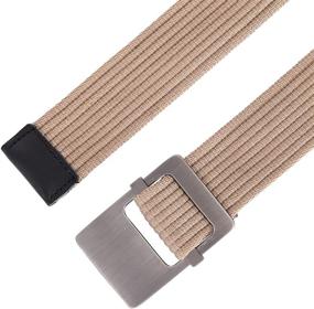 img 2 attached to Mile High Life Webbing Adjustable Men's Accessories in Belts