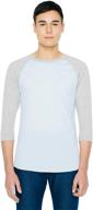 👕 american apparel unisex raglan t shirt: stylish men's clothing for t-shirts & tanks logo