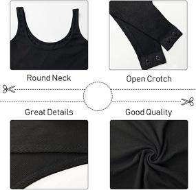 img 1 attached to Joyshaper Bodysuit Bodysuits Sleeveless Jumpsuits