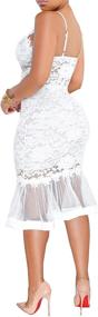 img 3 attached to Lace White Dress Women Sexy Women's Clothing and Dresses