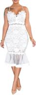 lace white dress women sexy women's clothing and dresses logo