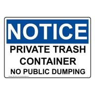 compliancesigns com private container recycling conserve logo