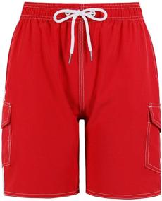 img 4 attached to 🩳 MILANKERR Boys Striped Trunks 6515 10 12 Shorts - Boys' Clothing