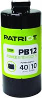 ⚡ powerful and reliable patriot pb12 battery fence energizer - 0.12 joule logo