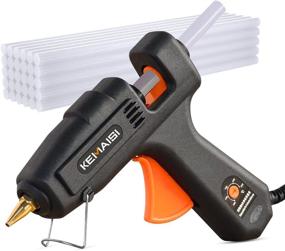 img 4 attached to KEMAISI 100W Hot Melt Glue Gun with 30 Premium Glue Sticks - Heavy Duty Large Professional Full Size Best Hot Glue Gun for Crafts - Industrial Big Glue Gun