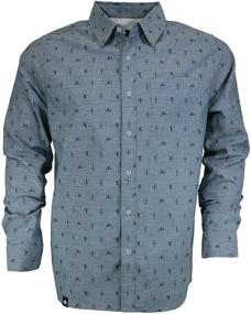 img 4 attached to Showboat Oxford Shirt Charcoal Large