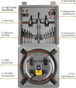 img 3 attached to 🛠️ QWORK 40 200mm Adjustable Recessed Sheetrock: Achieve Customizable Perfection with Ease!