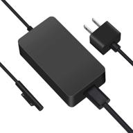 optimized surface pro charger, 65w 15v 4a power adapter for microsoft surface pro 3-7, surface laptop, surface go, and surface book logo