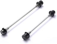 🔒 wileoone m5 hex head anti-theft quick release secure lock skewers set for cycling wheels - hex locking skewers logo