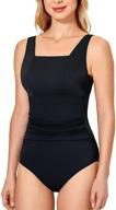 👙 delimira women's tummy control one piece swimsuits underwire modest swimwear - bra sizes: flattering and supportive swimwear for women logo