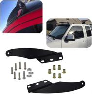 🚗 dasen upper windshield mount brackets kit for 52 inch curved led light bar - perfect fit for 1989-1998 chevy gmc logo