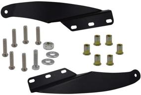 img 3 attached to 🚗 Dasen Upper Windshield Mount Brackets Kit for 52 Inch Curved LED Light Bar - Perfect Fit for 1989-1998 Chevy GMC