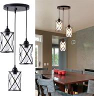 industrial pendant 3 light hanging farmhouse logo