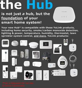 img 1 attached to Enhance Weather Monitoring with YoLink Weatherproof Temperature Sensor & Hub Combo