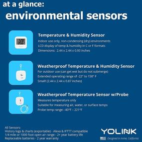 img 3 attached to Enhance Weather Monitoring with YoLink Weatherproof Temperature Sensor & Hub Combo