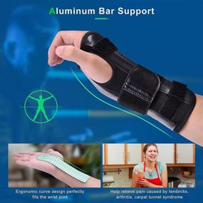 img 3 attached to 🔧 Adjustable Aluminum Aastin Tendonitis and Arthritis Support