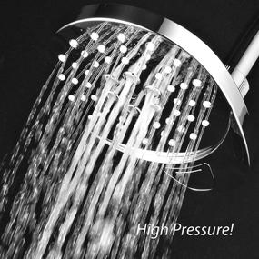 img 2 attached to Enhance Your Shower Experience with the AirJet-400 High Pressure Luxury Multi-Function Shower Head: Powerful Water Flow with Reduced Consumption and Contemporary Design!