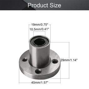 img 3 attached to 🔧 LMF10UU Linear Ball Bearings by Othmro - 10mm Inner Diameter (2 Pieces)
