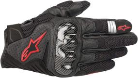 img 2 attached to Alpinestars Large Black/Fluorescent Red Men's SMX-1 Air v2 Motorcycle Riding Glove